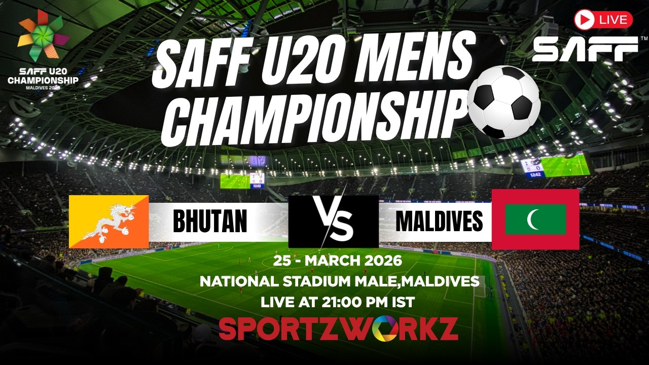 LIVE | Bhutan vs Maldives | SAFF U20 Championship 2026 | Match 5