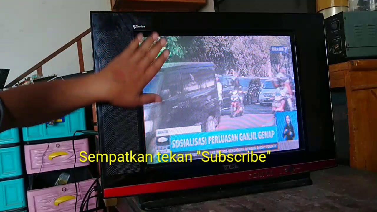 TV TCL Slimflat/ masuk mode servis.