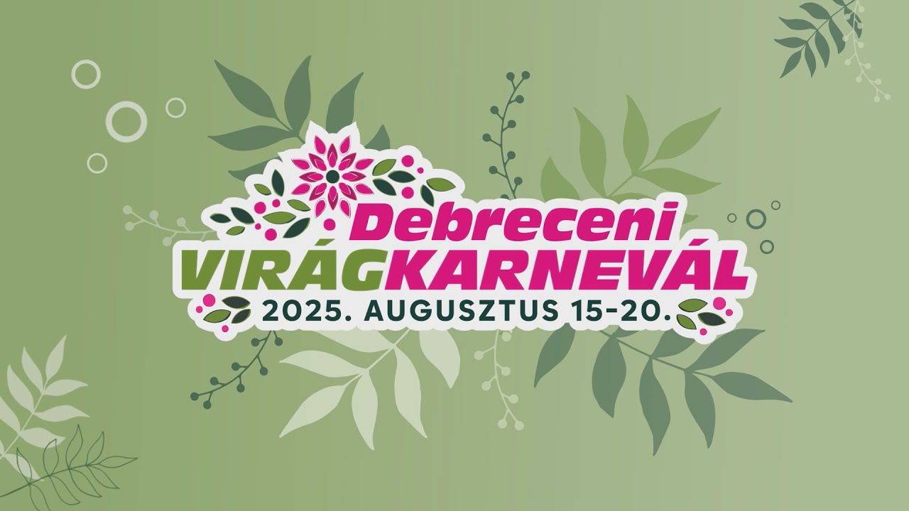 Debreceni VIRÁGKARNEVÁL 2025 esti felvonulás