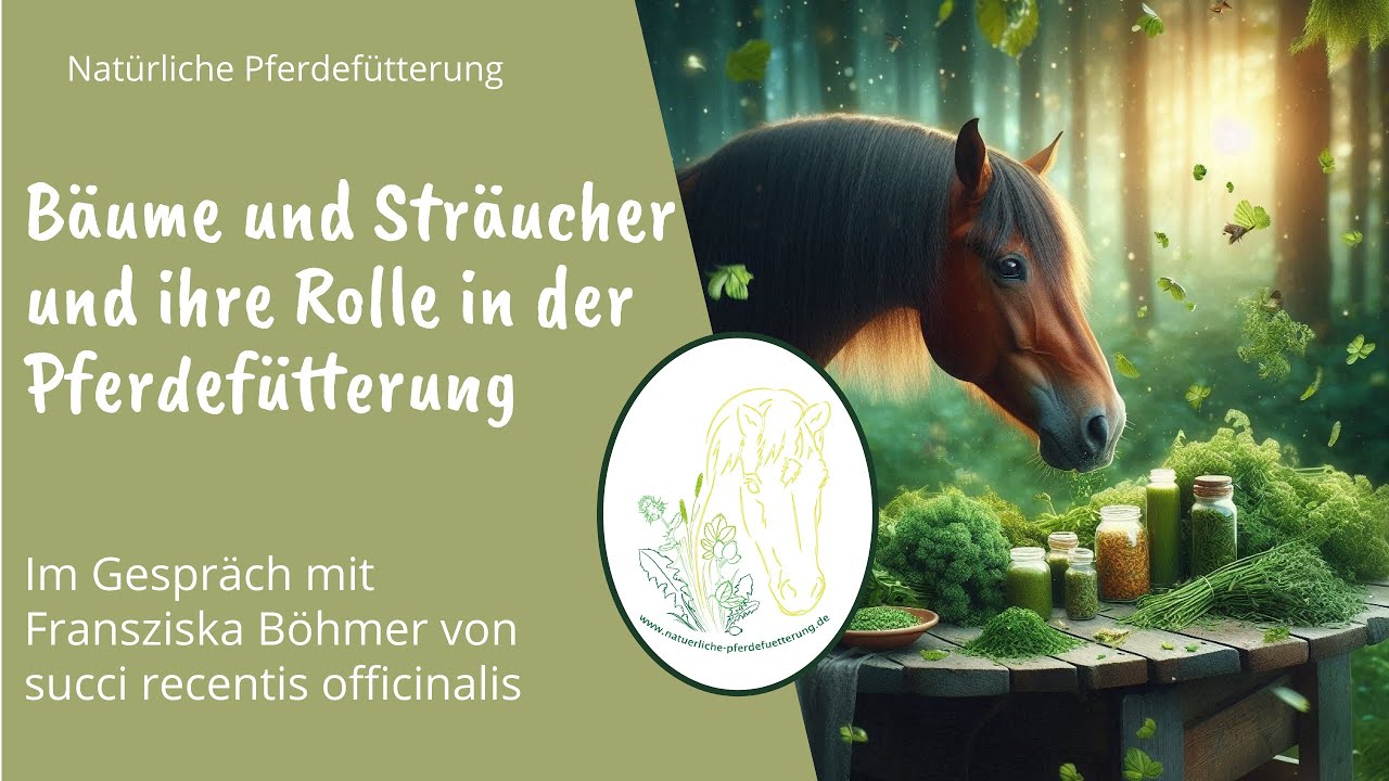 Bäume und Sträucher und ihre Rolle in der Pferdefütterung