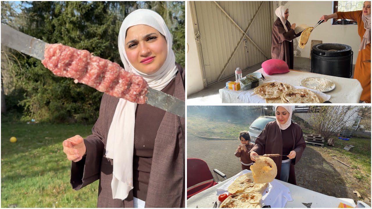 اطيب كباب وخبز عراقي | ذكريات مرت اخويه بلعراق