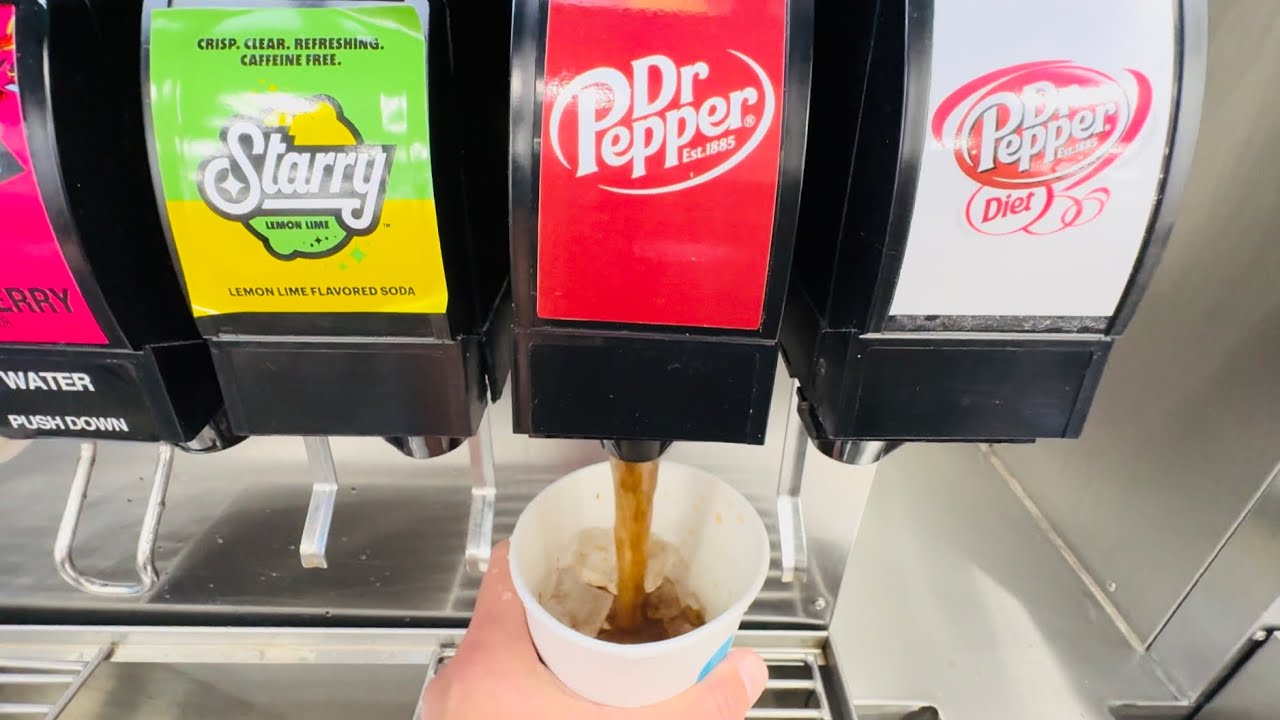 Diet Pepsi Zero, Starry, Dr. Pepper, Lipton Raspberry Iced Tea at Soda Fountain Machine | Sam’s Club