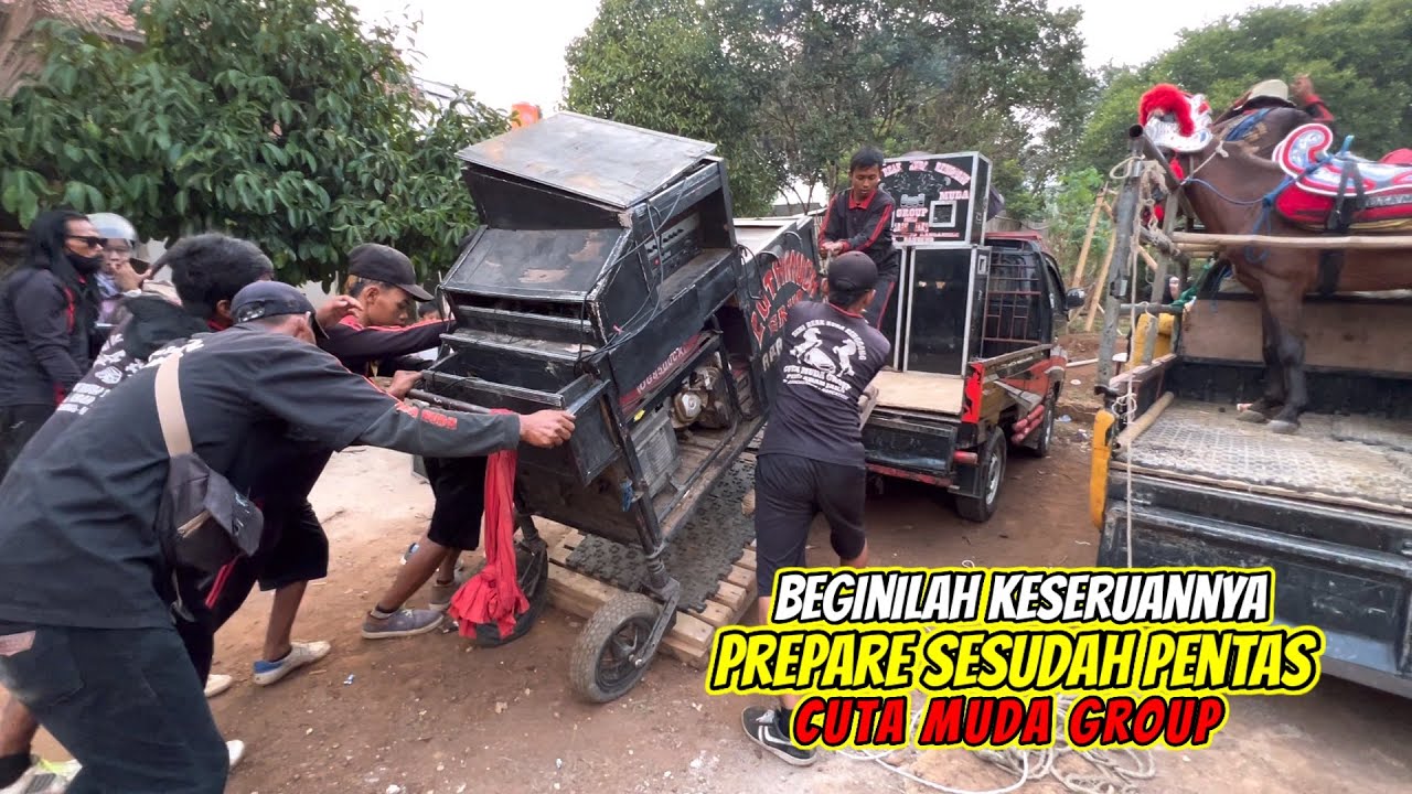 Beginilah Keseruan Prepare Kanca Nayaga Sesudah Pentas !! Cuta Muda Group Di Cibenda Parakanmuncang