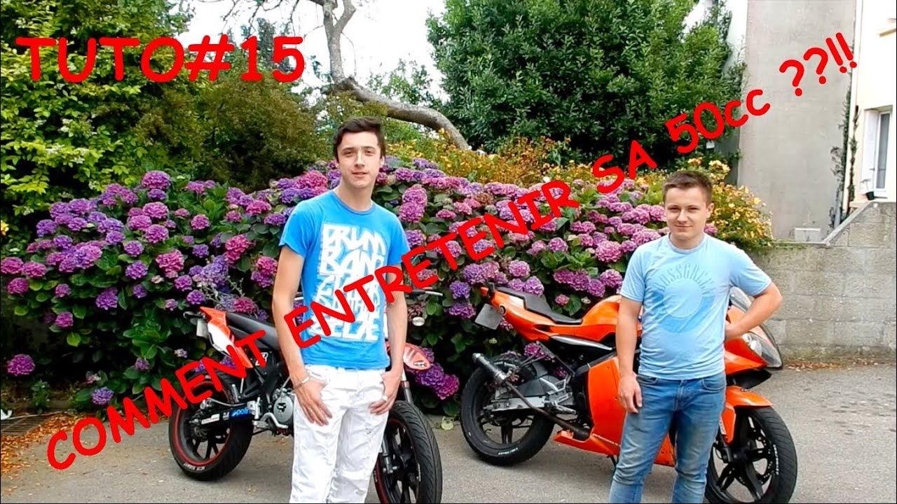 ✌☆TUTO#15☆✌ Comment entretenir sa moto/50cc ??!!