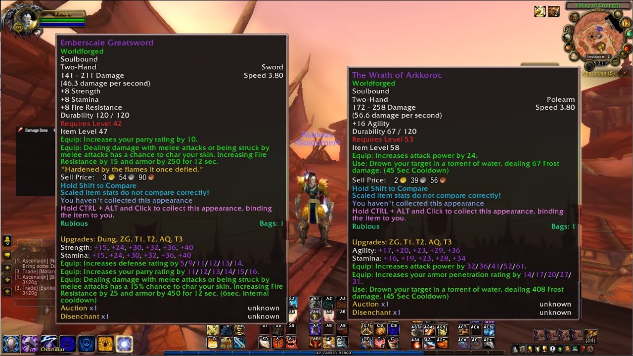 Ascension Bronzebeard Gameplay-Rubious pally--Collecting Epic Worldforged Weapons