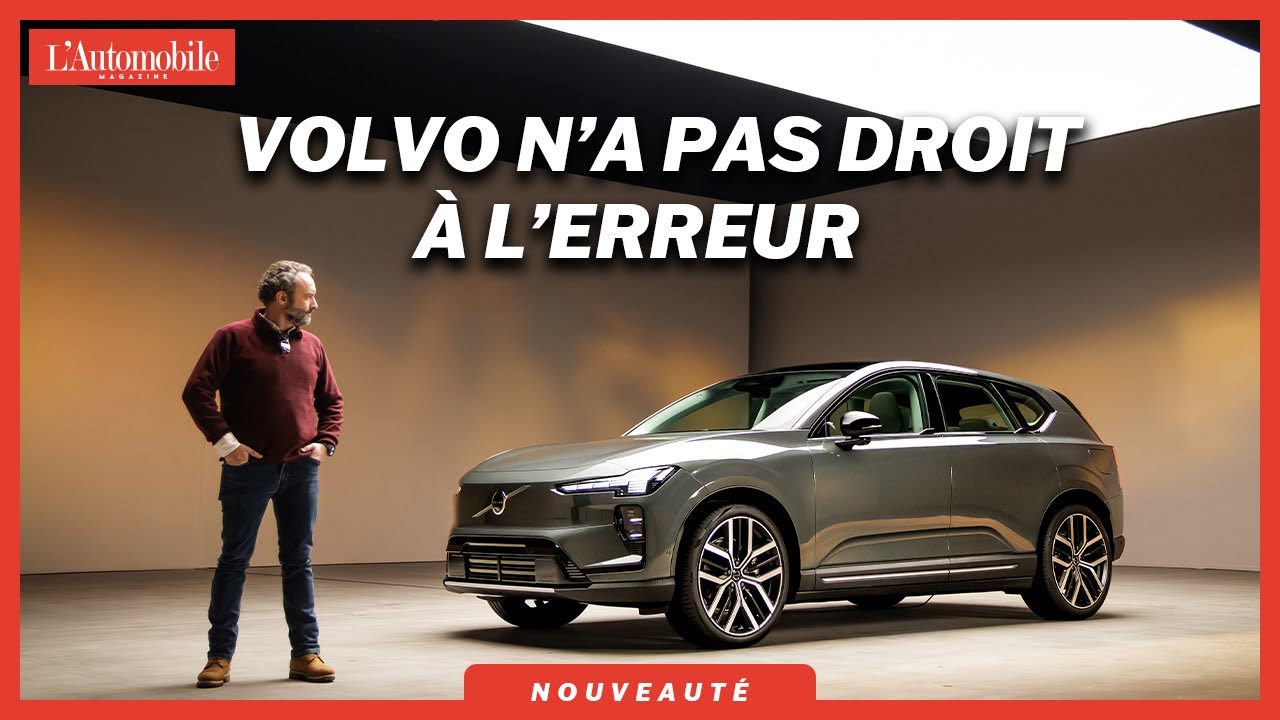 Le nouveau Volvo EX60 est l'un des modèles les plus importants pour le futur de la marque