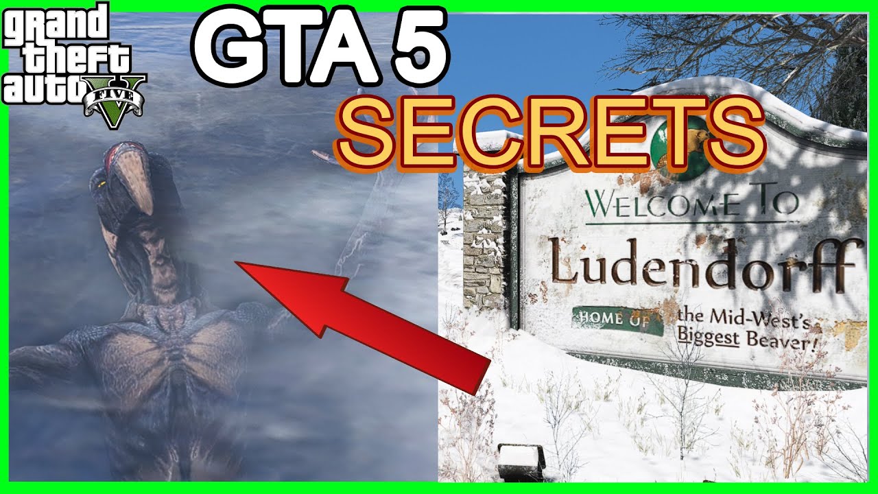 GTA 5 Easter Eggs: Frozen Alien in River