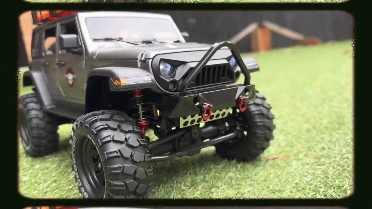 MN128 Upgrade Shock, Bumper, chassis Armor and front Building