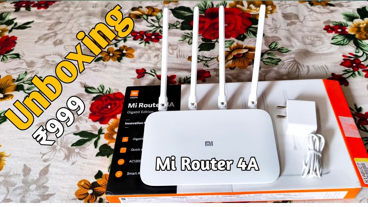 Mi Router 4A Unboxing
