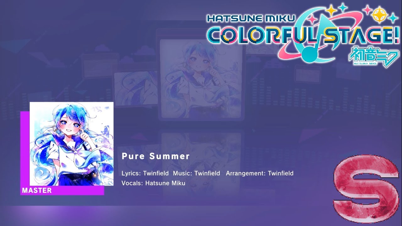 Hatsune Miku: Colorful Stage! - Pure Summer (Master / S-Rank, Full Combo)