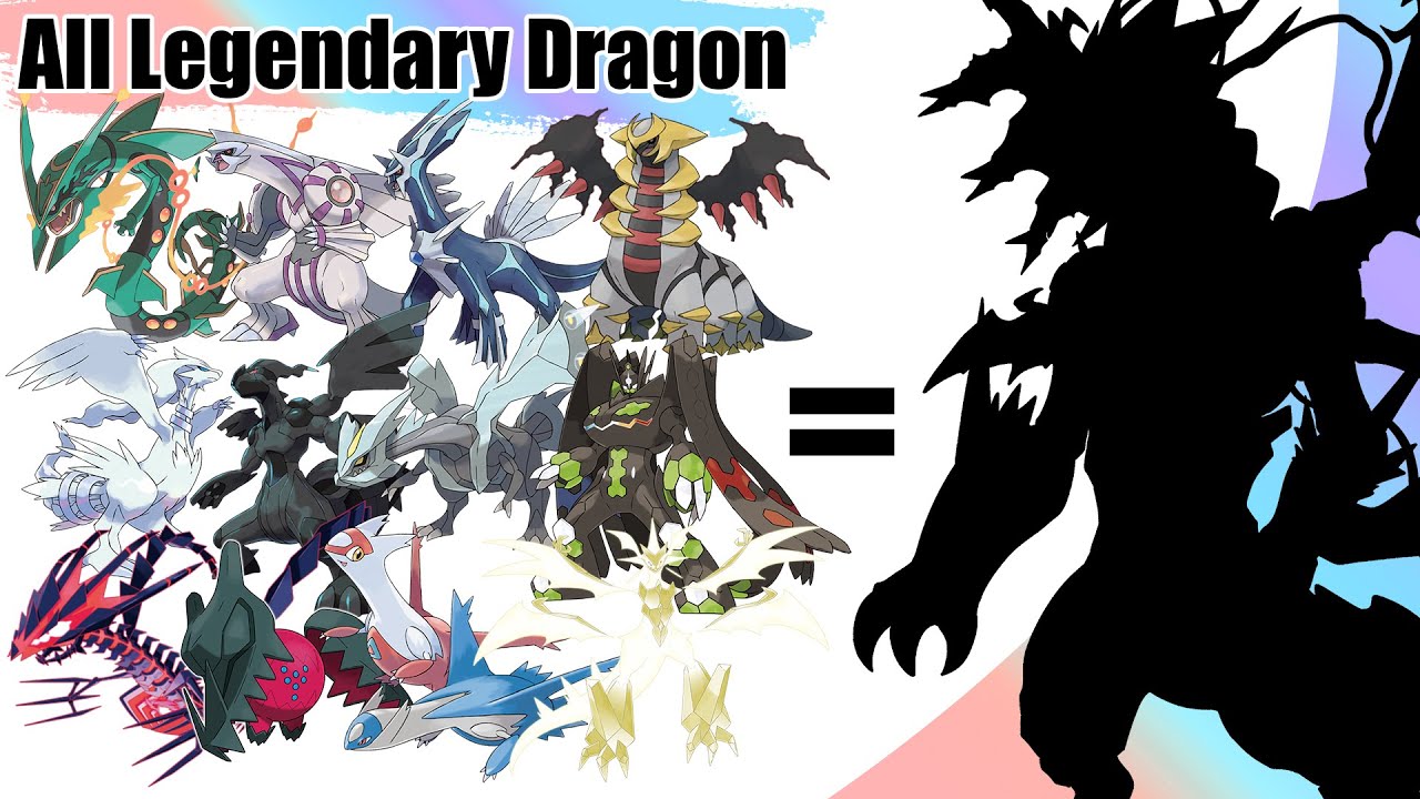 All Legendary Dragon Pokémon Fusion (Gen 1 - Gen 8)