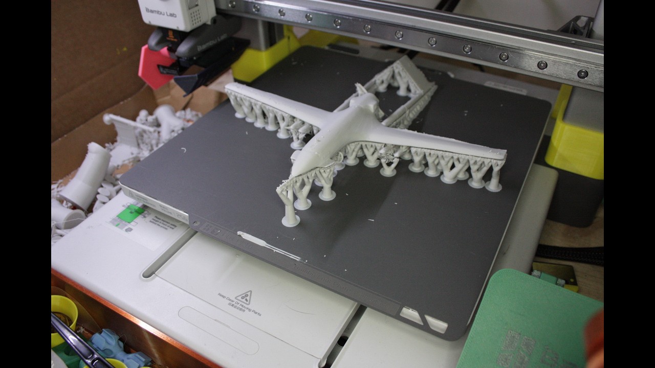 Bayraktar TB2 Drone Model | 3D Printing Timelapse