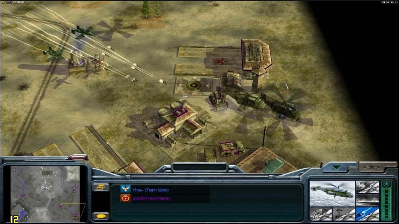Generals Gentlemen Zero Hour [ArchonHawk] - cncHD(China) vs Hiryu(Laser) 1.06