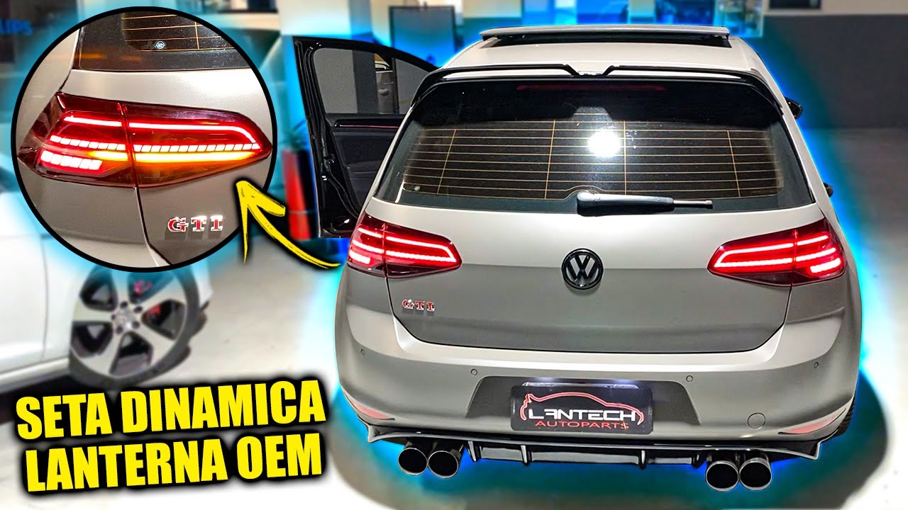 PROGRAMAÇÃO das LANTERNAS MK7.5 no GOLF GTI MK7 + VCDS (LANTECH)