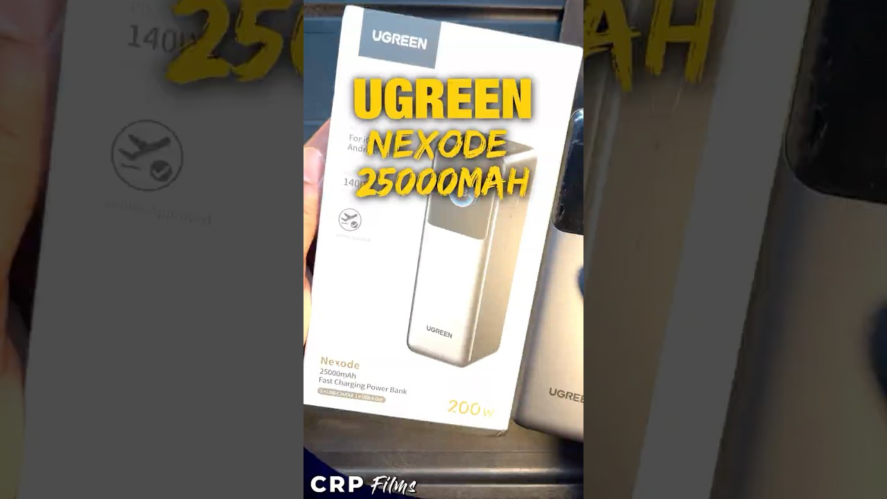 Распаковка UGREEN Nexode 25000mAh: портативный аккумулятор, который заряжает телефоны, планшеты и...