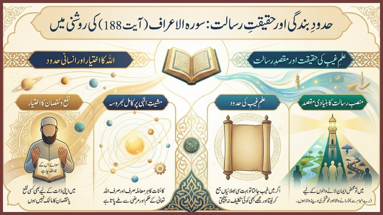 Surah Al-A‘raf Ayat 188 | Para 09 | Divine Limits and the Messenger’s Humble Truth | Noor & Rahema
