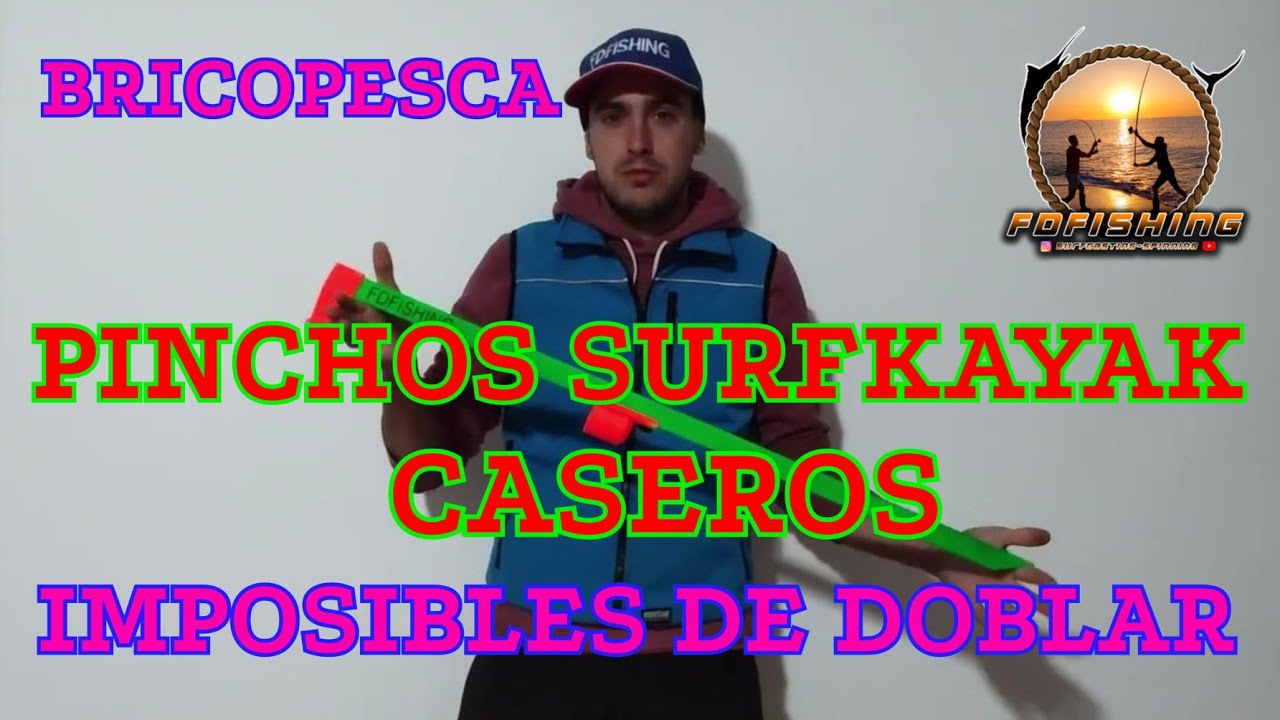 PINCHOS O SOPORTE CAÑAS DE SURFKAYAK O SURFCASTING CASEROS  MODIFICACIÓN MEJORA BRICOPESCA FDFISHING