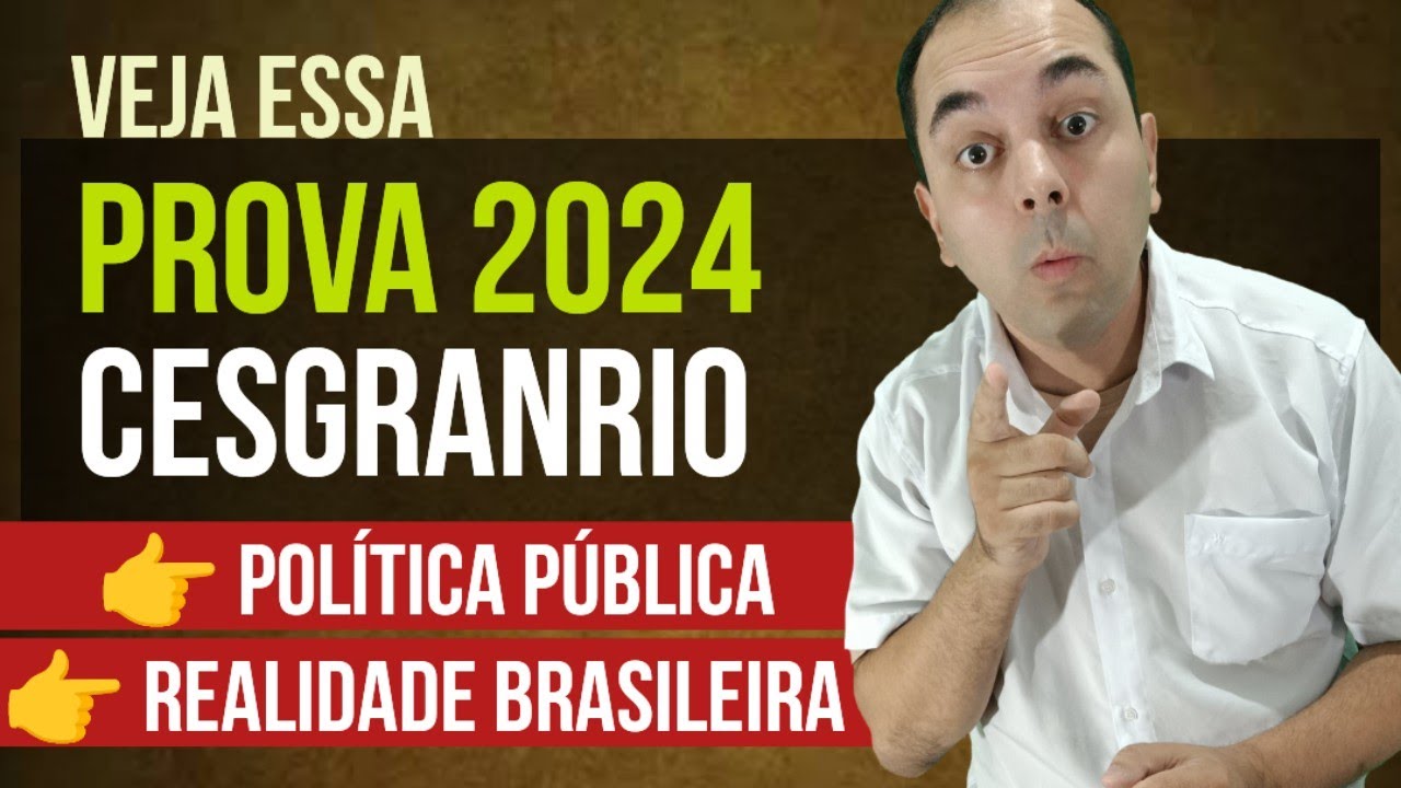 VEJA o que a CESGRANRIO APRONTOU domingo e APRONTARÁ no CNU 2024 I PROVA IPEA 2024 #cesgranrio #cnu