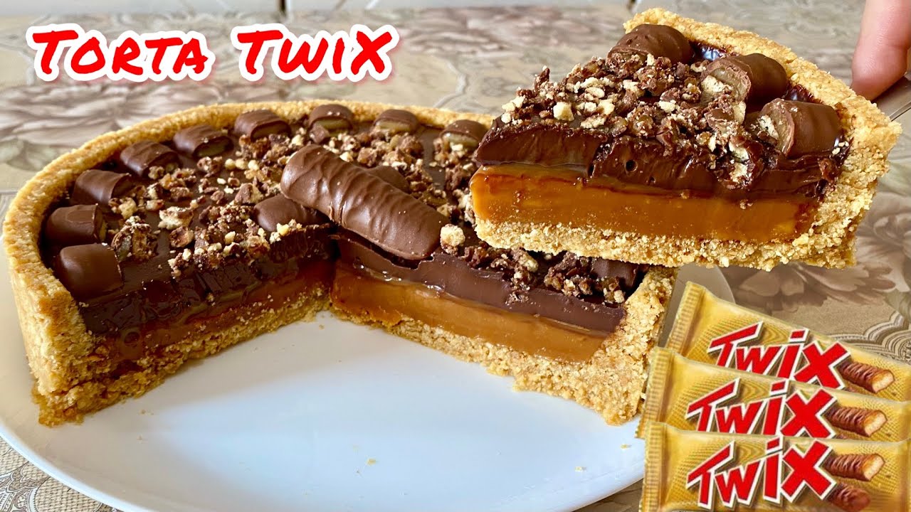 TORTA TWIX COM CARAMELO CREMOSO QUE DERRETE NA BOCA - Na cozinha com o Barba