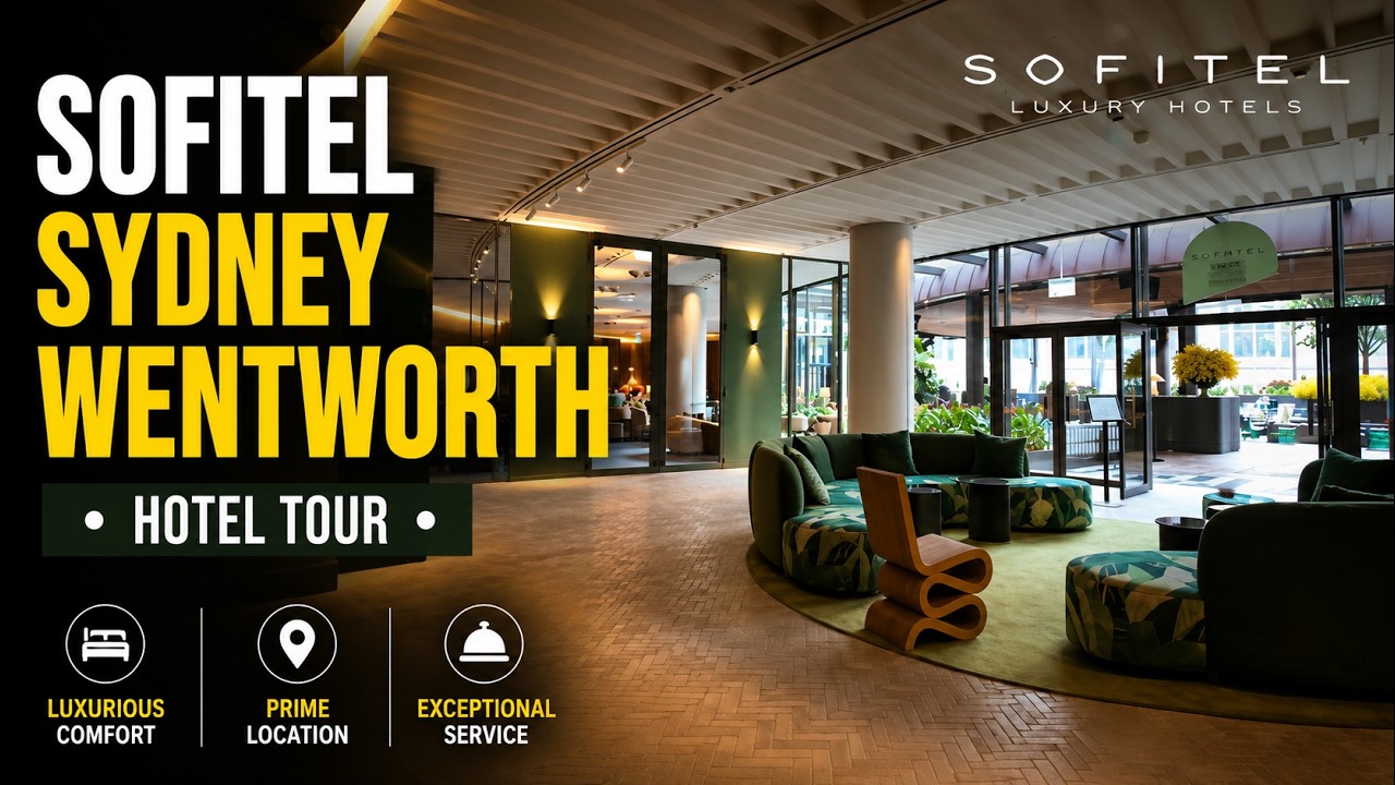[4K] Hotel Tour | 🇦🇺 SYDNEY, Sofitel Wentworth 2025 review