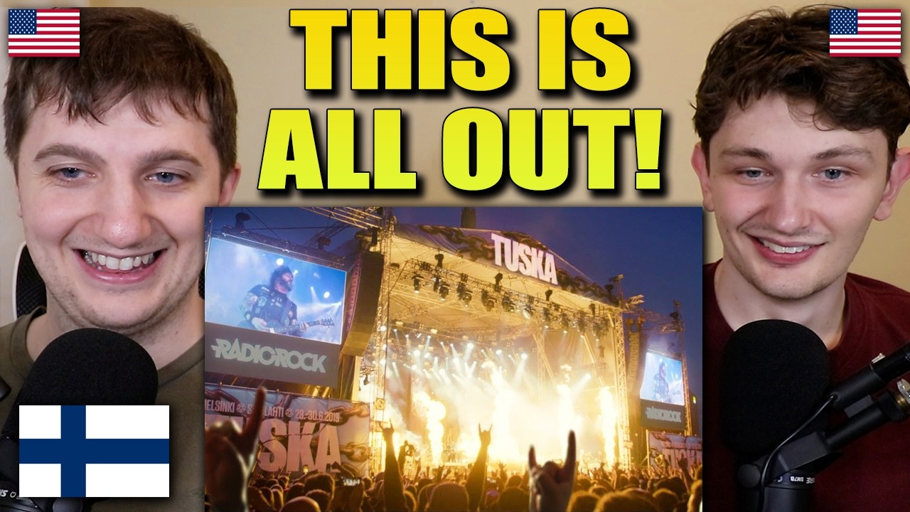 Americans React to Finnish Metal Festival Trailer! (Tuska)