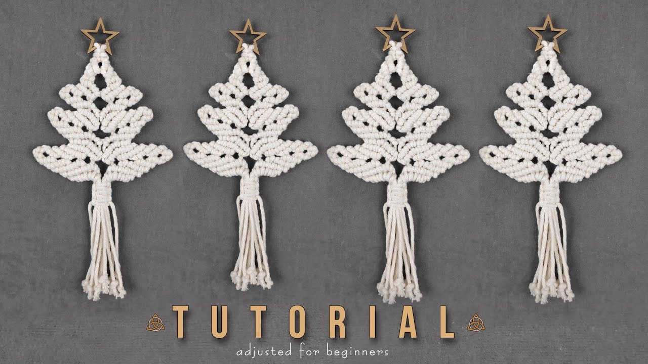 Macrame Christmas Tree Tutorial