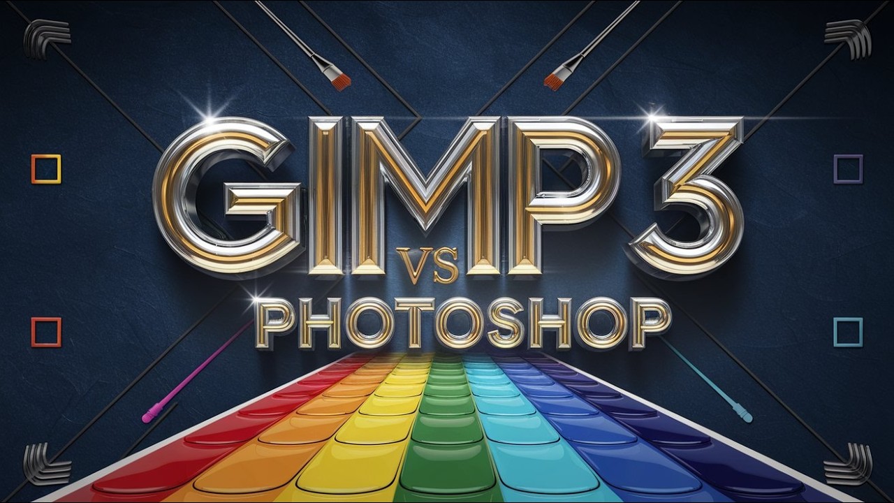 Gimp 3 vs Photoshop 2025