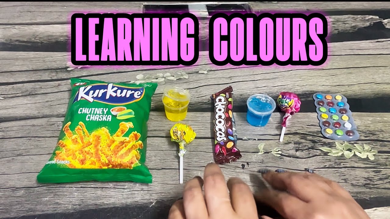 Learning Colours Video || Colour Education Nice Yummy candys