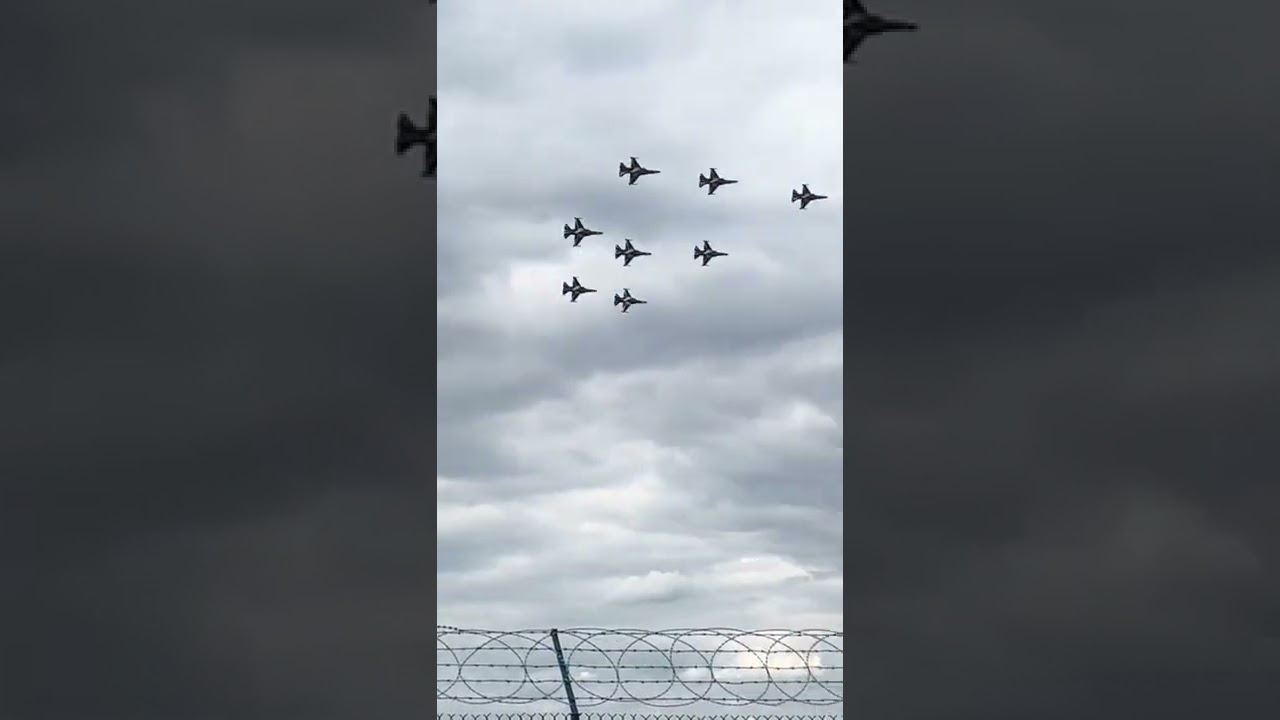 Korean aerobatic team Black Eagles In Poland