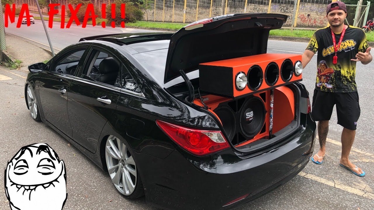 Sonata baixo nas aro 20 e som pesado (Caverna Heavy Sound).