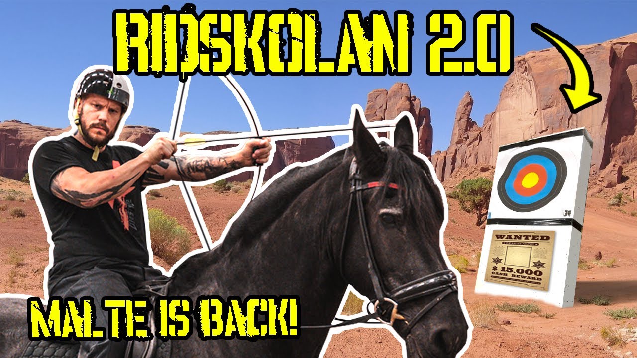 SKJUTER PILBÅGE FRÅN HÄST! RIDSKOLAN 2.0!