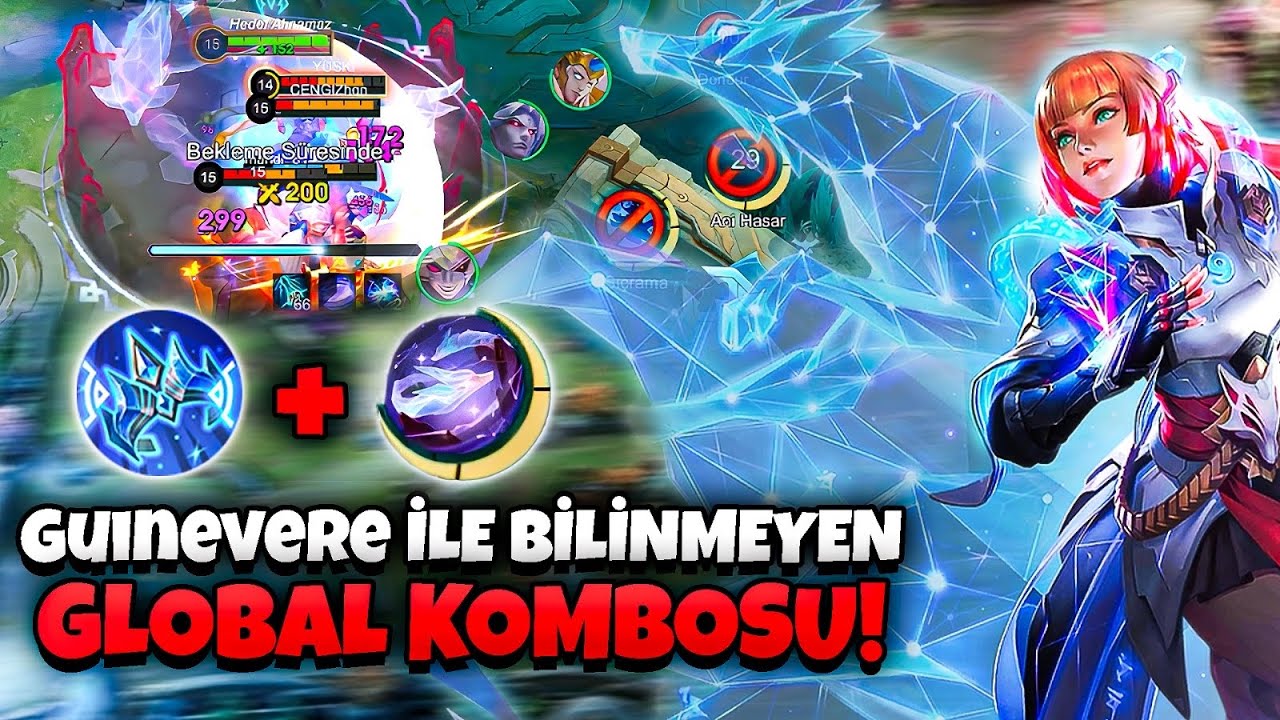 Guinevere ile BİLİNMEYEN GLOBAL KOMBO RAKİBİ PERİŞAN EDİYOR!  - Mobile Legends