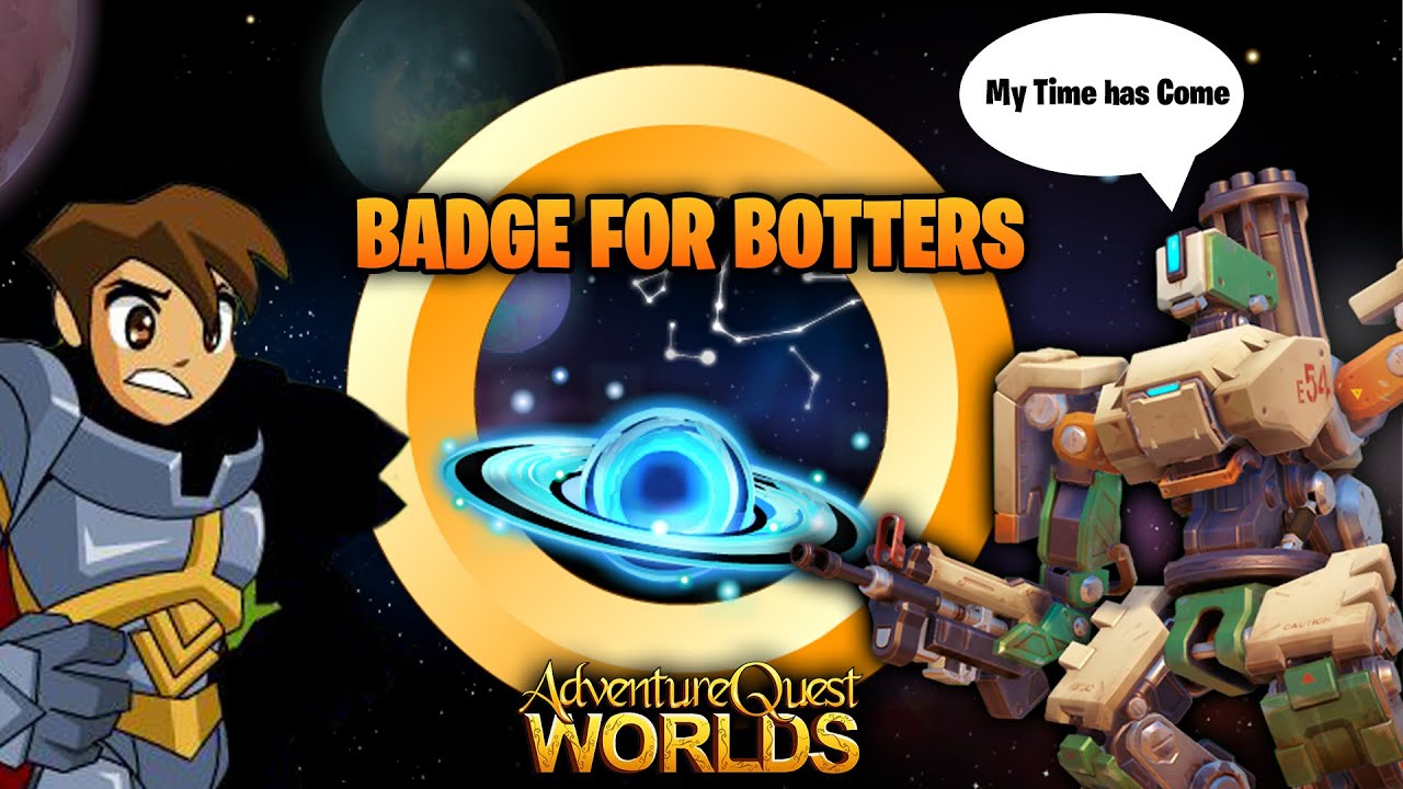 AE Made a Badge For Botters AQW All New Items!