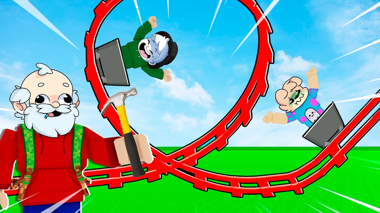 &iexcl;Constru&iacute; la MONTA&Ntilde;A RUSA m&aacute;s PELIGROSA de Roblox! 😱💀 (Sali&oacute; MAL)