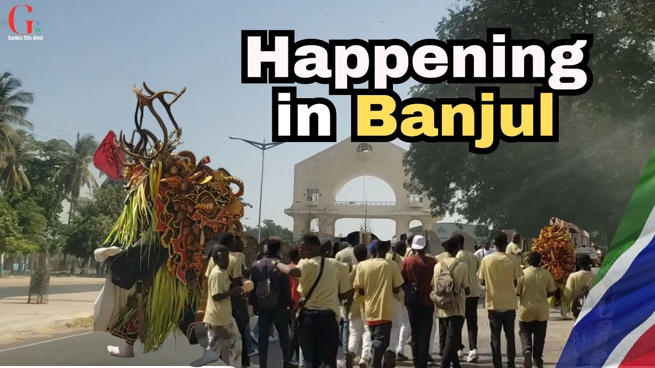 Drive tour inside Banjul Capital City | The Gambia