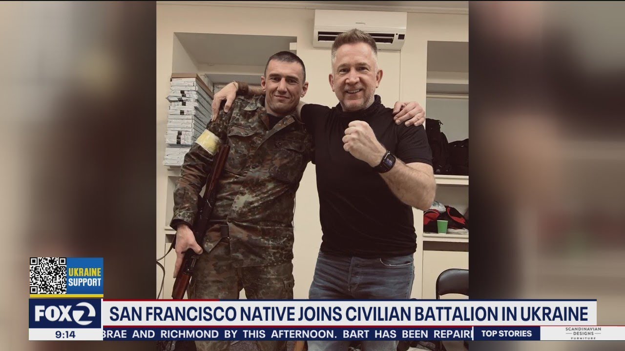 San Francisco native joins Ukraine's Territorial Defense Force