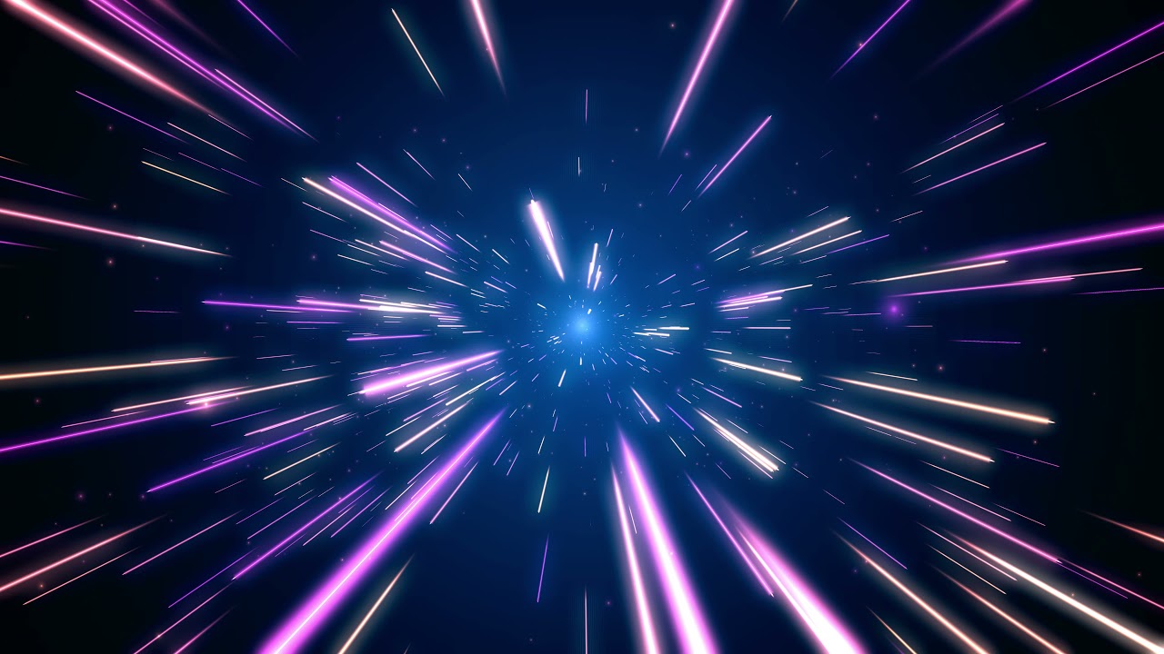 4K SUPER FAST Moving Laser Lights Hyperspace- Motion Graphics Animated Background ║ TikTok Trend