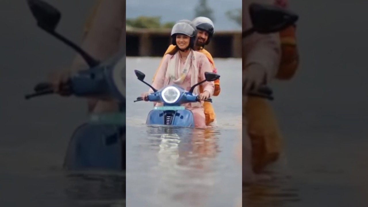 Bajaj Chetak 3501 in water #chetakelectric #electricvehicle #ytshorts
