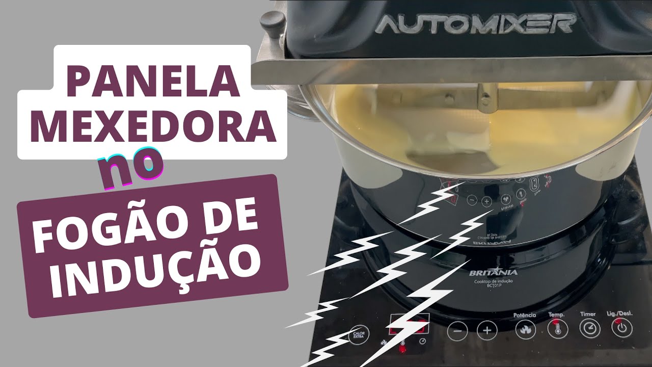 Panela Mexedora no Fogão de Indução