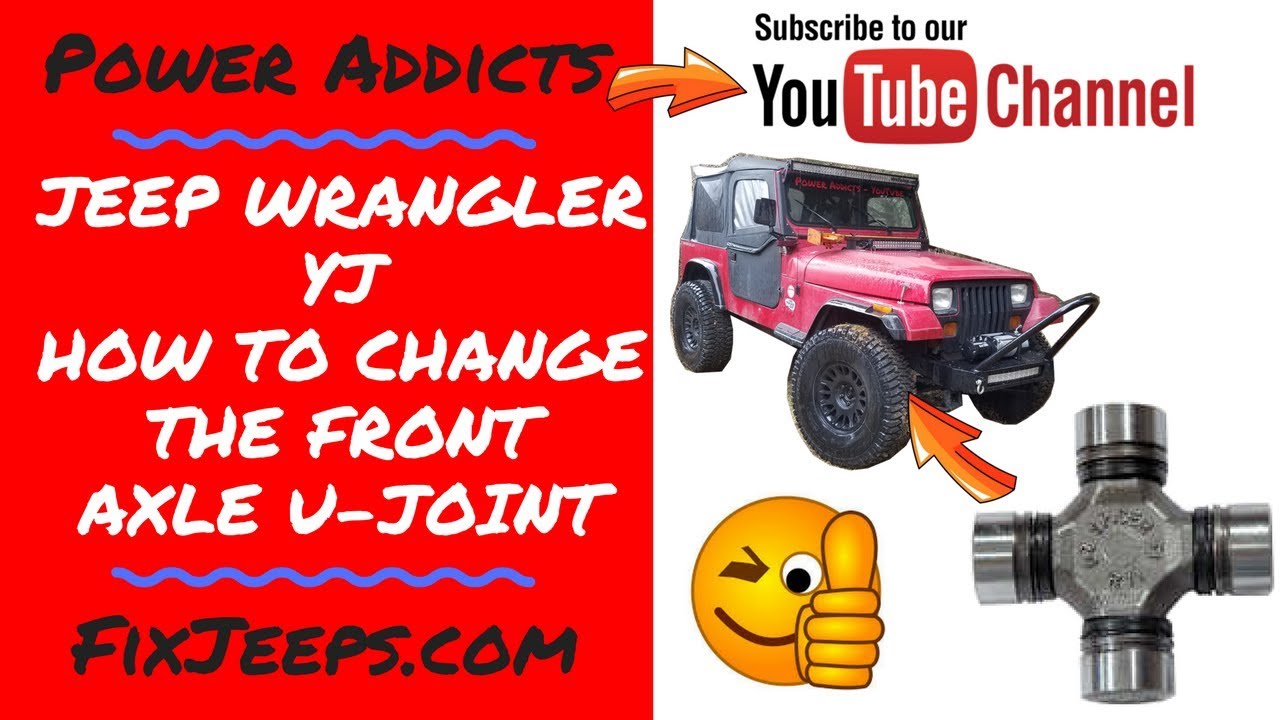 Jeep Wrangler YJ - How to change the Axle U-Joint