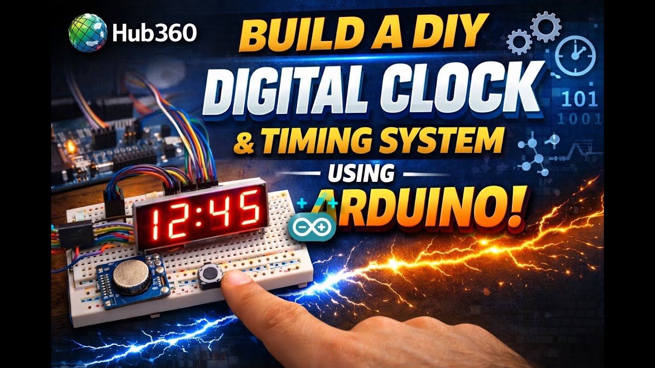 DIY Digital Clock & Timing Setting System Using Arduino | Step-by-Step Tutorial