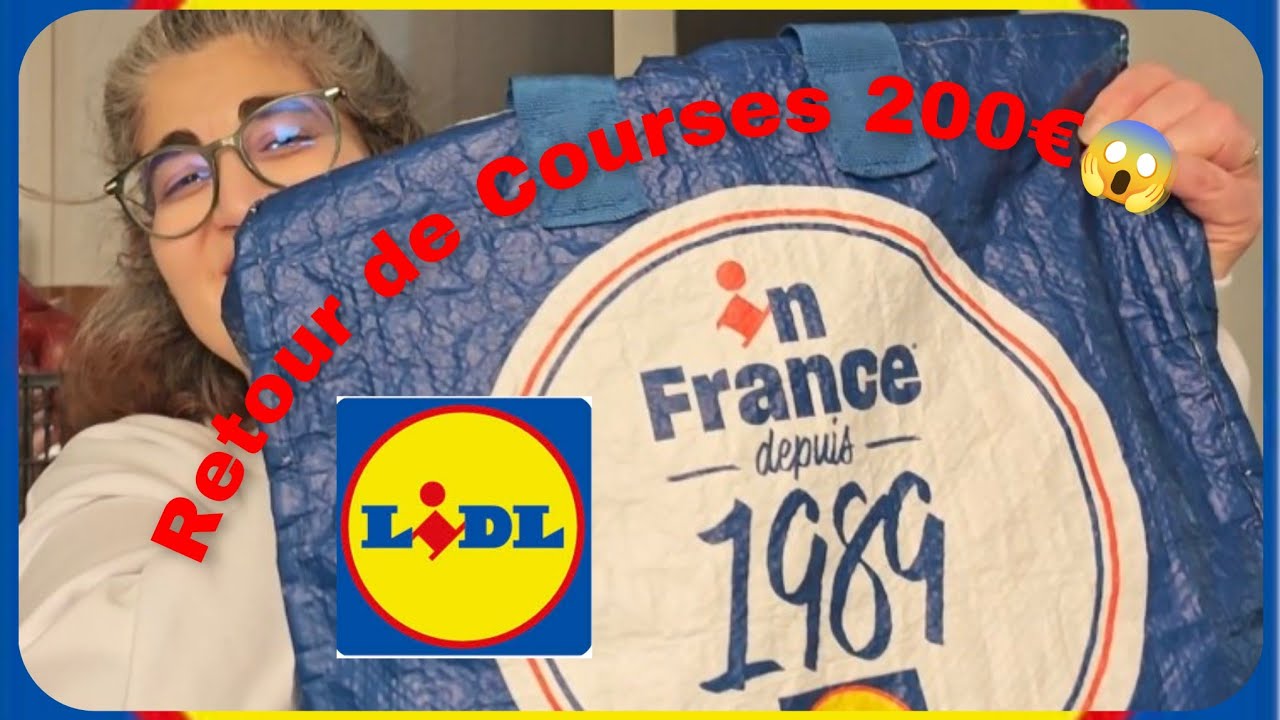 Retour de courses LIDL ‼️18 février 2026‼️🛒200€ de courses😱