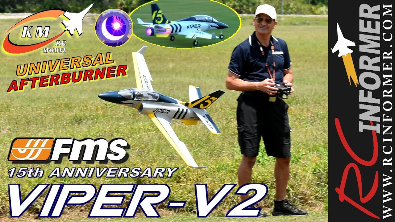 FMS 15th ANNIVERSARY VIPER 70mm V2 Full Flight Review W/ New KMRC Universal Afterburner