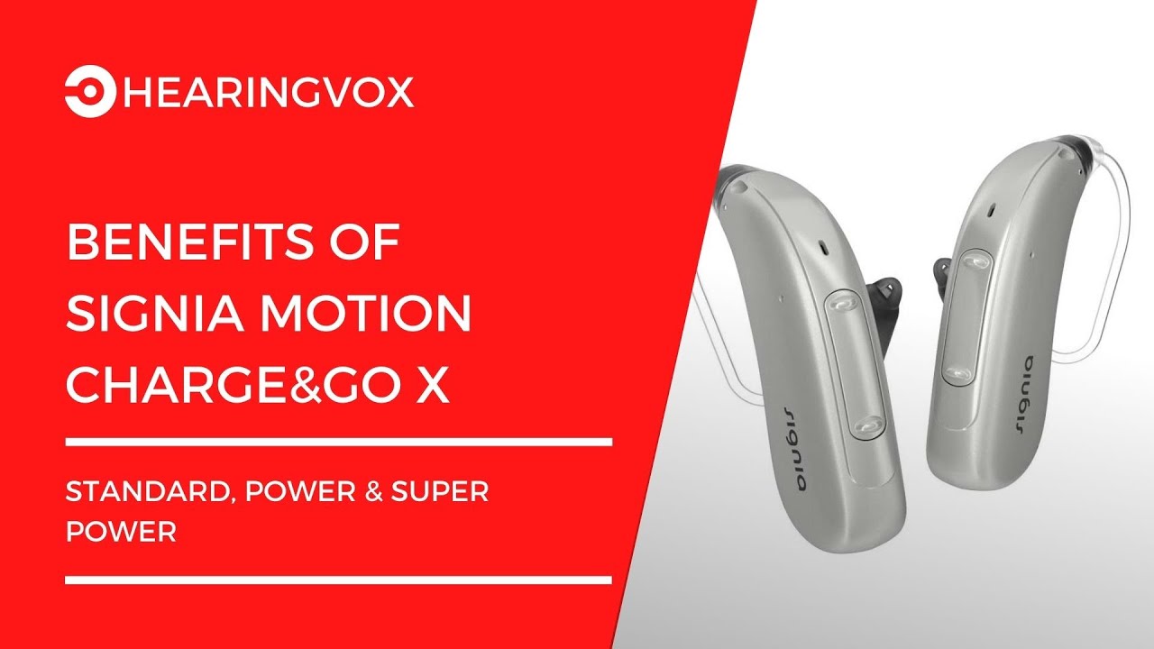 Benefits of Signia Motion Charge & Go X | Motion Charge & Go X Price