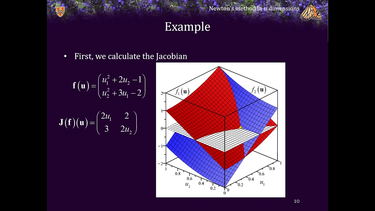 6.4.1 Newton's method in n dimensions