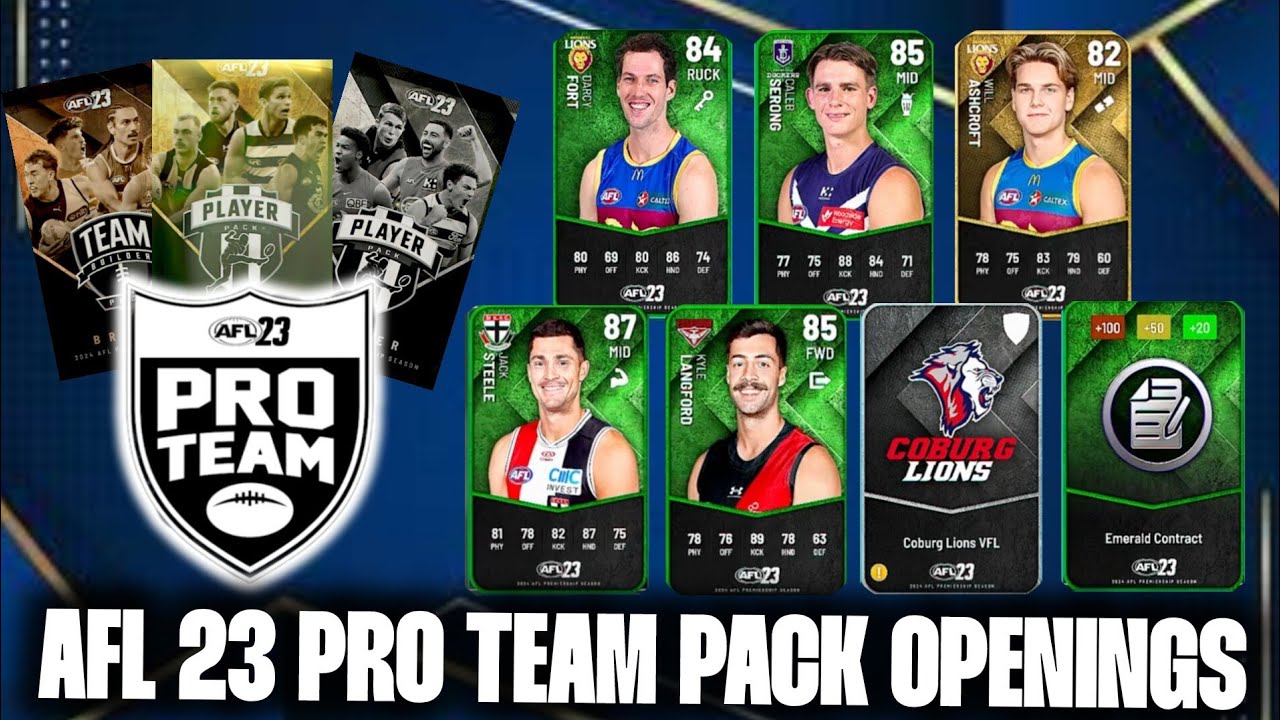 AFL 23 PRO TEAM PRO PACK OPENINGS #3 - #AFL #AFL23 #PROTEAM #AFL23PROTEAM