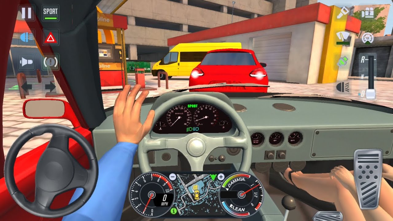GAS STATION ADVENTURE 🚖⛽ City Car Driving Games Android - Taxi Sim 2020