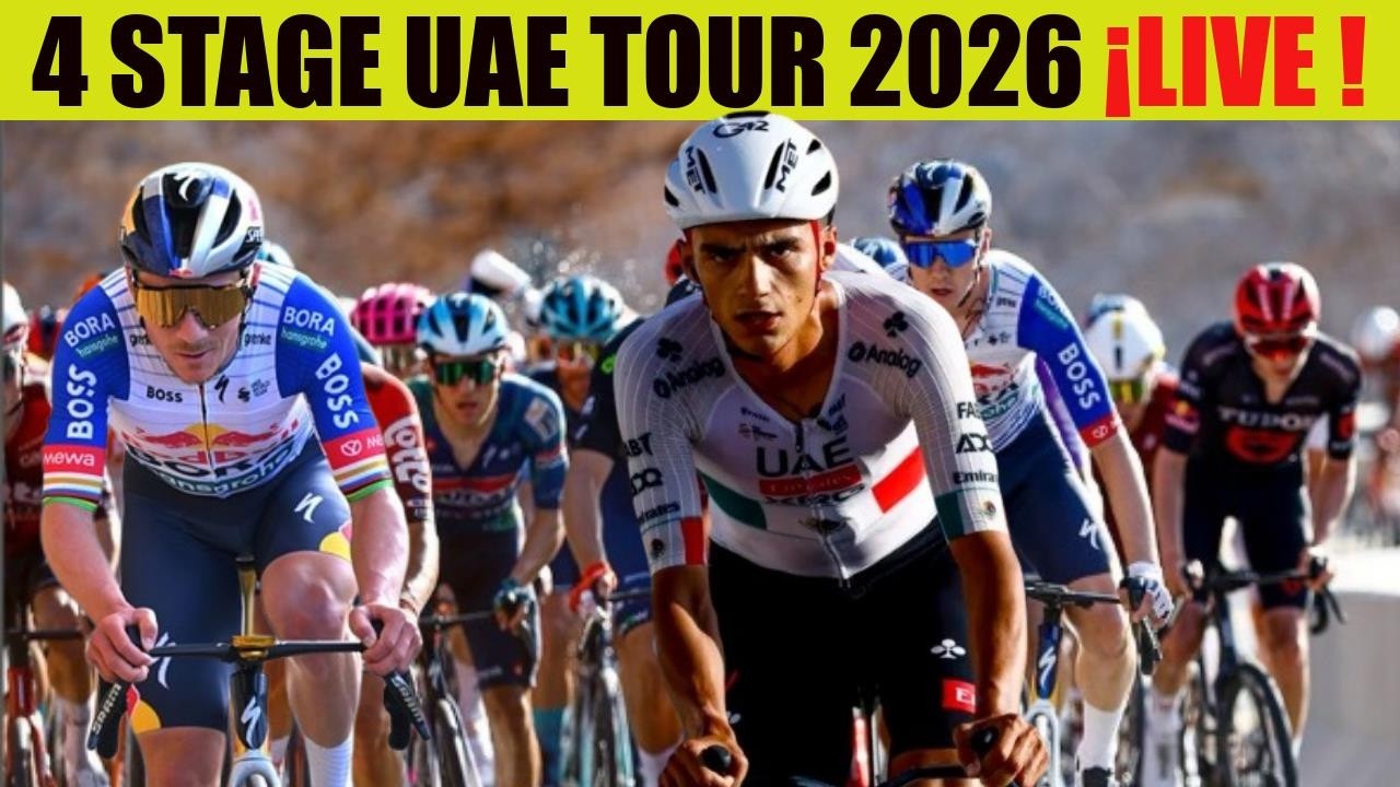 4 STAGE UAE TOUR 2026 🔴 LIVE EN VIVO ISAAC DEL TORO NAIRO Quintana REMCO Evenepoel