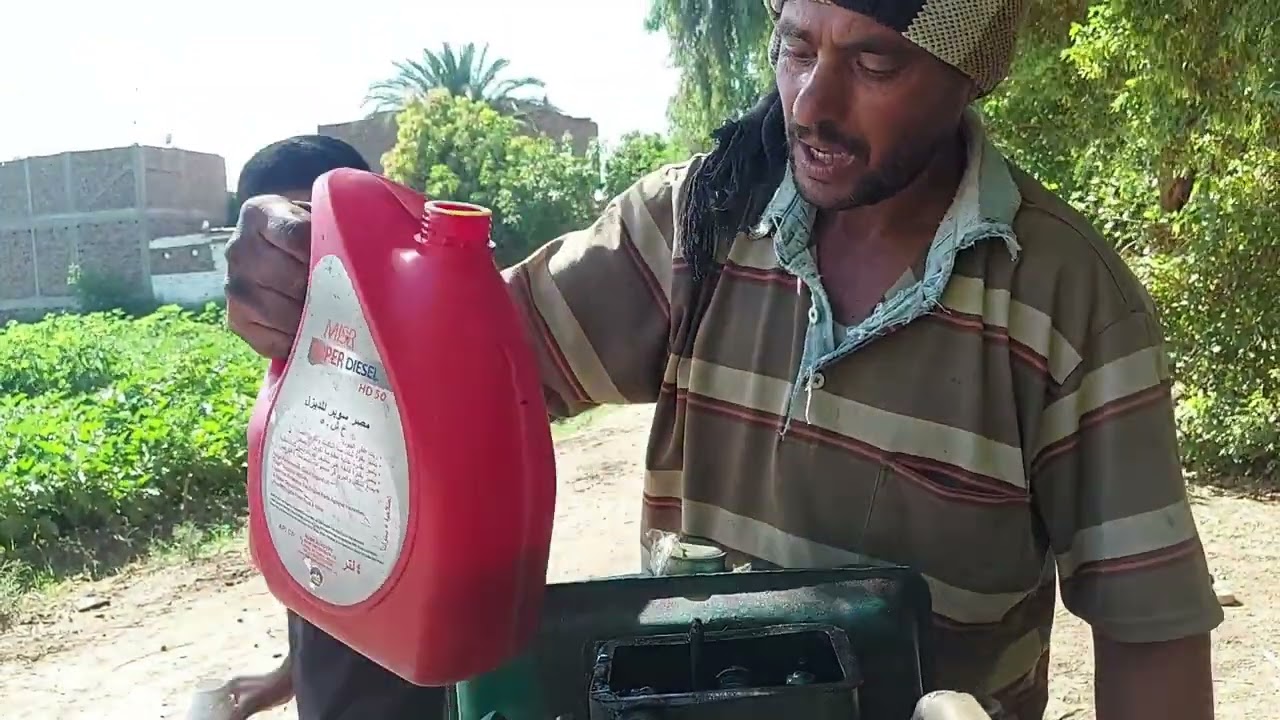 غيار زيت لمكنة بيتر هندي☝ زيت المحرك واهم المعاملات☝