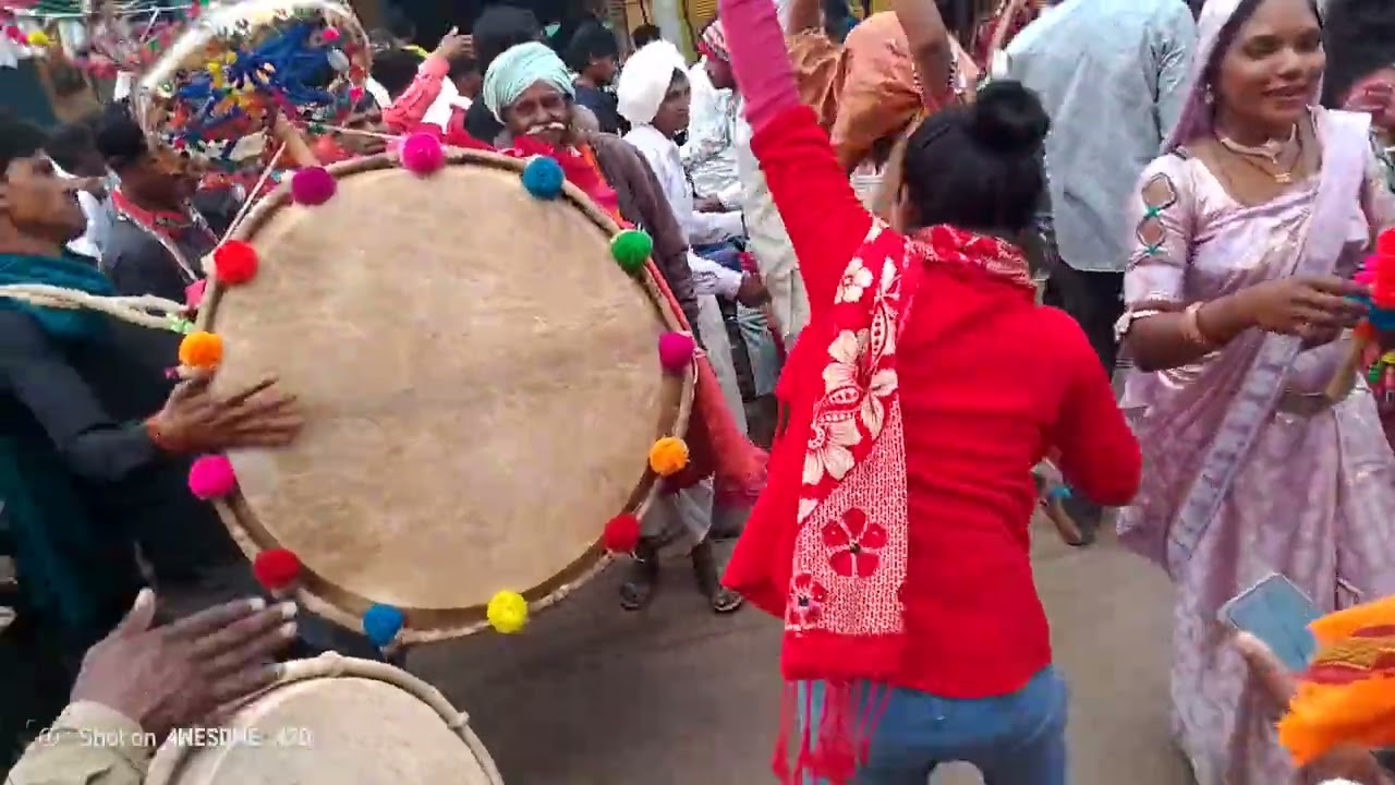 धनोरा भोगरिया में राकेश बामनिया का ढोल 